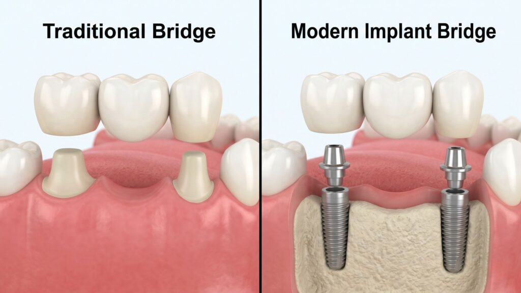 The Modern Implant Bridge: A Seamless Solution for Multiple Missing Teeth Implant Bridge
